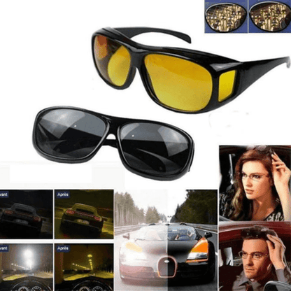 Lunettes de Conduite Nocturne – Vision Claire et Sécurisée