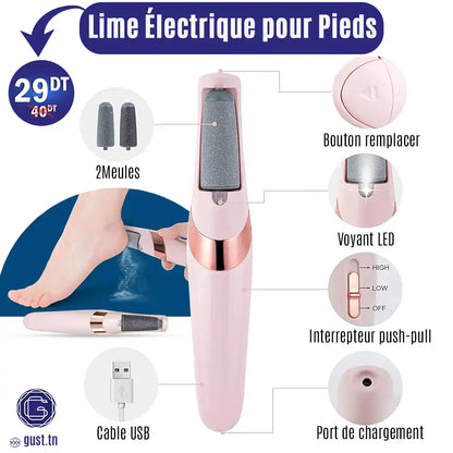 Lime Électrique Professionnelle pour pieds 🎀🧸