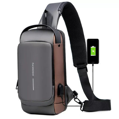 🧳 Toptier-Business™ - Sac de Poitrine Étanche pour Homme 🌧️