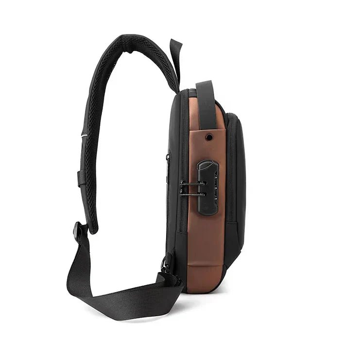 🧳 Toptier-Business™ - Sac de Poitrine Étanche pour Homme 🌧️