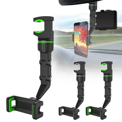 Support de Téléphone pour Rétroviseur de Voiture – Rotation 360°